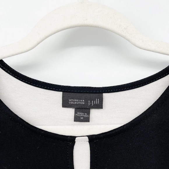 Asos Influence Sweater Size 18 Black Organza‎ Long Puff Sleeve Pullover Cotton - Picture 2 of 11